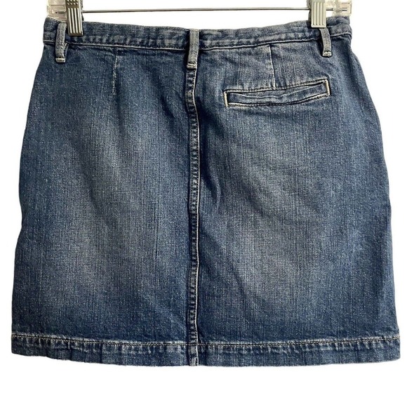 Ralph Lauren Sport Womens Size 2 Denim Mini Skirt Blue Pockets Designer … - Picture 2 of 7